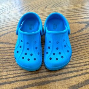 Blue Toddler Crocs size C8